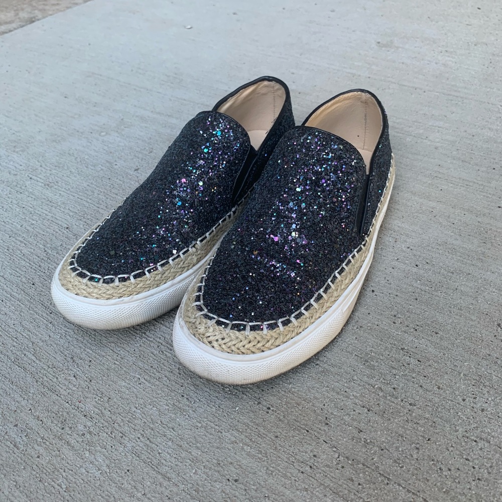 Wild G sparkly slip-ons, size 7, worn a few times
